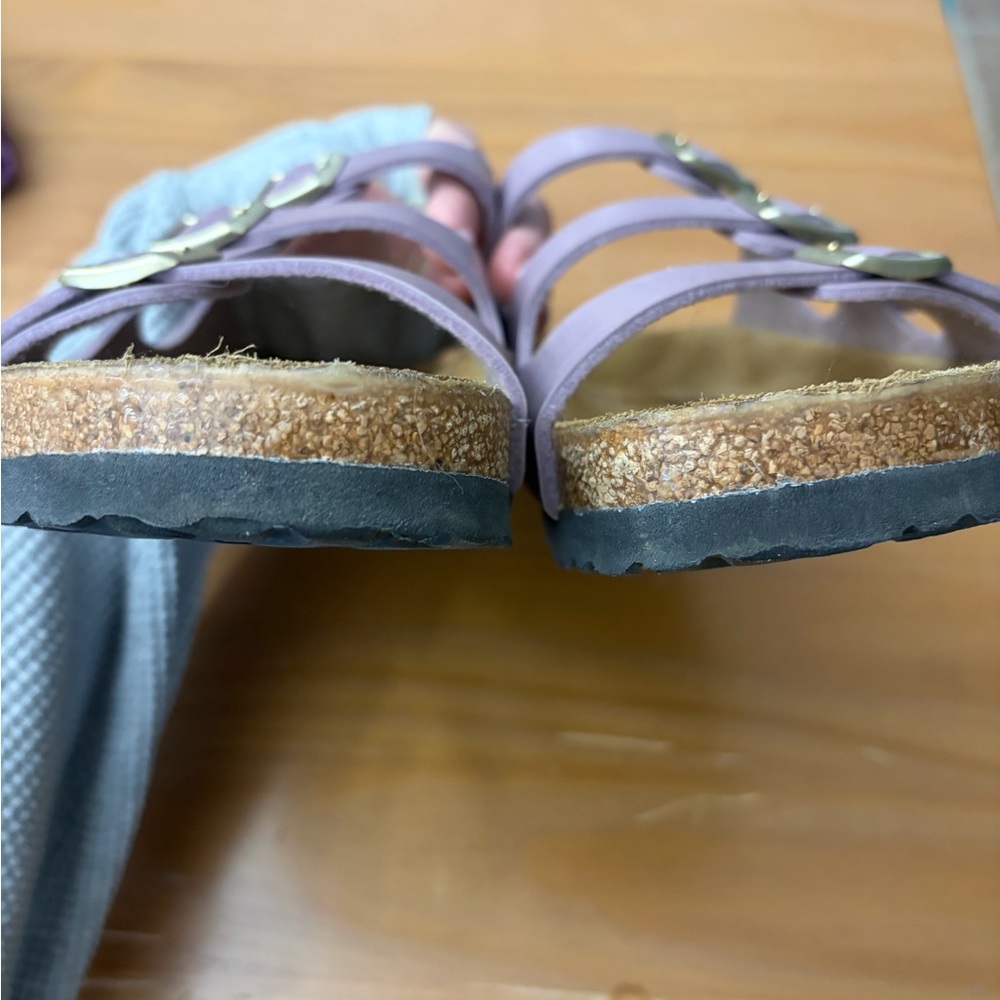 Birkenstock Lavender Triple-Strap Sandals - Picture 8 of 8